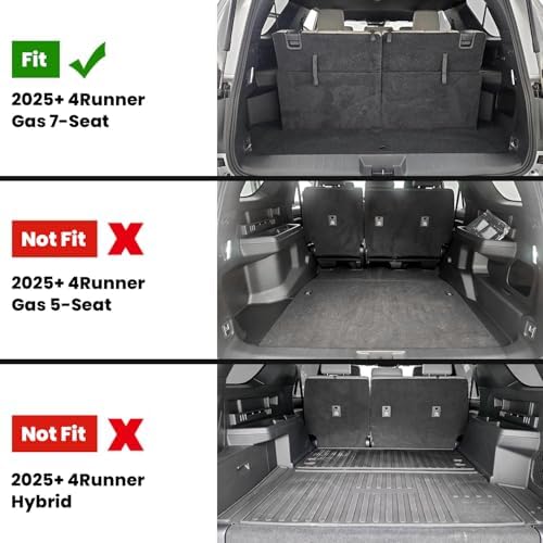 LASFIT Cargo Mat for Toyota 4Runner 2025-2026 - Image 2