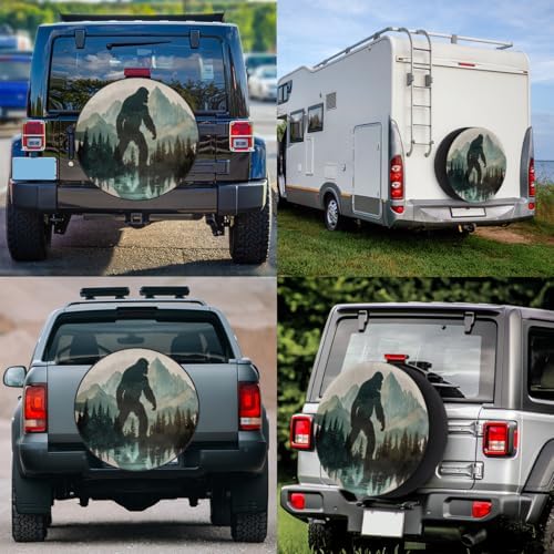 Bigfoot Spare Tire Cover 14in Spare Wheel Covers Tire Storage Cover - Image 6
