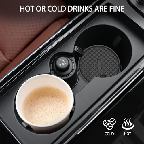 ME.FAN Car Cup Coasters Silicone Car Coasters/Cup Mats, Non-Slip Recessed Car - Image 5