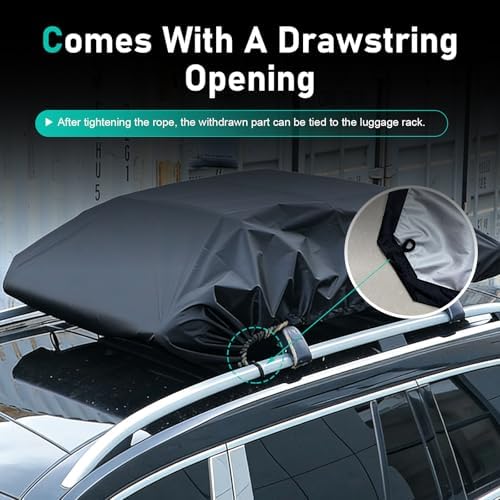 Car Roof Rack Cover, Waterproof and Sun Protective Roof Rack Cover, 74.8" x 57" - Image 4