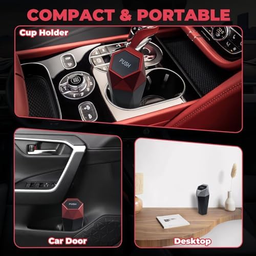 BFXM Car Trash Can Small Trash Bin - Image 5