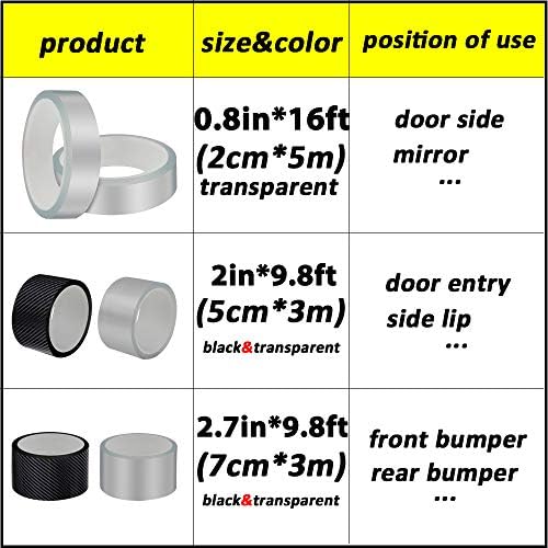 QBUC Car Door Edge Guard Clear Universal Door Sill Protector Car Door Trim Edge - Image 6