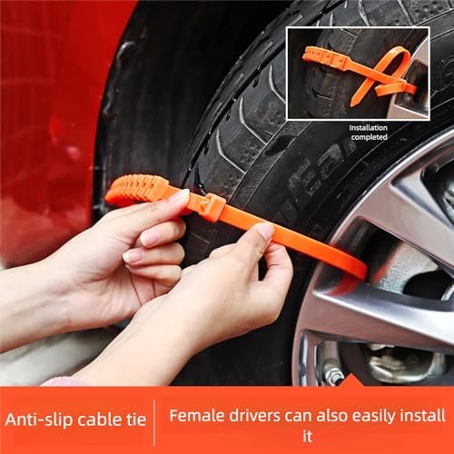 10PCS Universal Anti-Skid Snow Tire Chains, 2026 New Portable Emergency - Image 3
