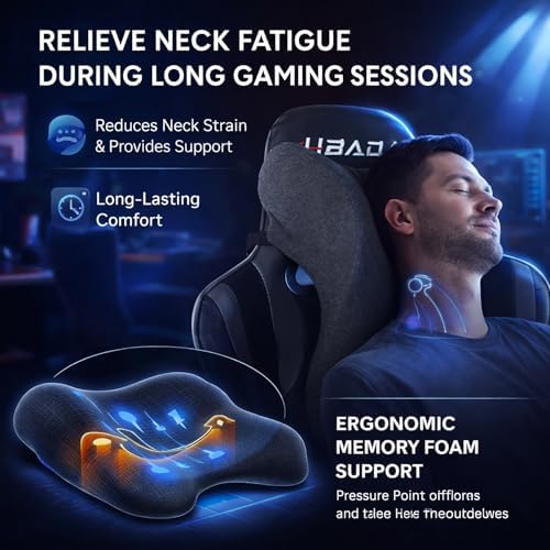 Car Neck Pillow for Driving Gaming Chair Headrest Pillow Office Chair Neck - Image 2
