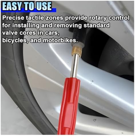 5PCS Valve Core Removal Tool, Double Head Car Tire Valve Stem Tool - Image 3