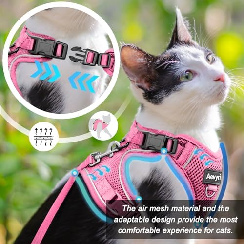 Cat Harness and Leash for Walking, The Upgrade Can be Adjusted in Four - Image 2