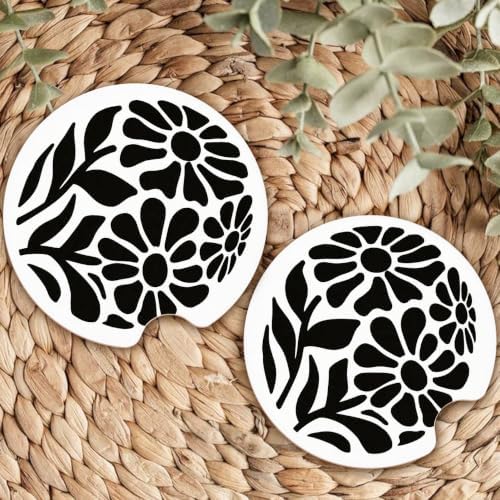 Ceramic Car Coasters – Absorbent Car Cup Holder Coaster Set - Image 7