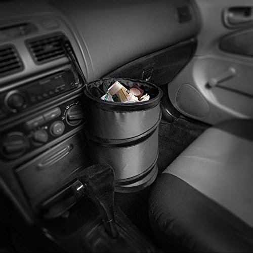 FH Group Automotive Waterproof Portable Collapsible Large Trash Can Garbage - Image 6