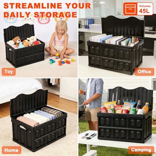 Collapsible Storage Bins, Collapsible Crates Basket - Image 5