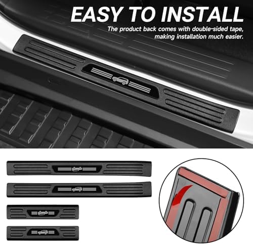 4PCS Door Sill Protector Compatible - Image 5