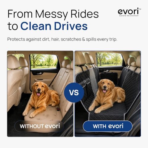 Dog Car Seat Cover for Back Seat, Waterproof Hammock - Image 2