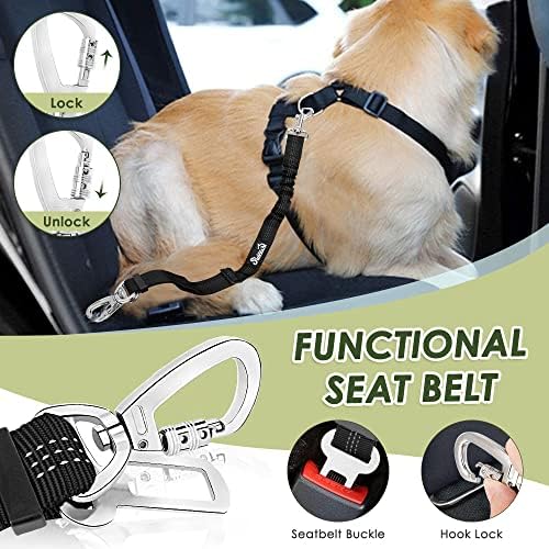 Lukovee Dog Car Harness Seat Belt, Harness & Seatbelt - Image 3