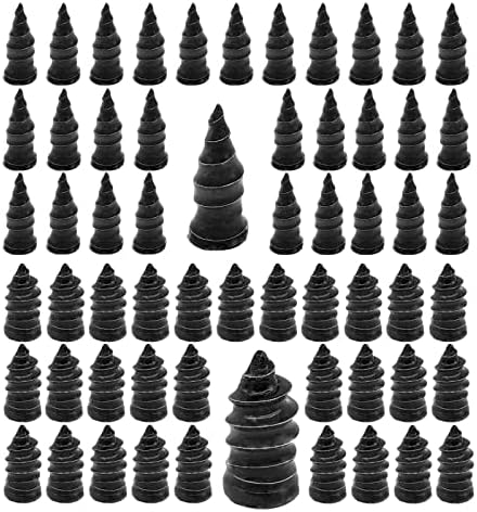 60PCS Tire Repair Rubber Nail, Vacuum Tire Repair Kits Spiral Rubber Nails by KEVWR