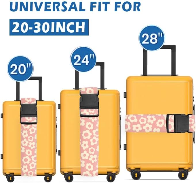 Luggage Straps for Suitcases Travel Belt Accessories, Cute Suitcase Strap - Image 2
