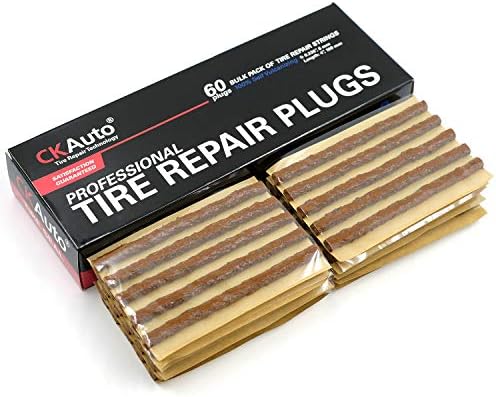 CKAuto 60 pcs 4" Brown Tire Repair Strings Tire Repair Plugs by CKAuto