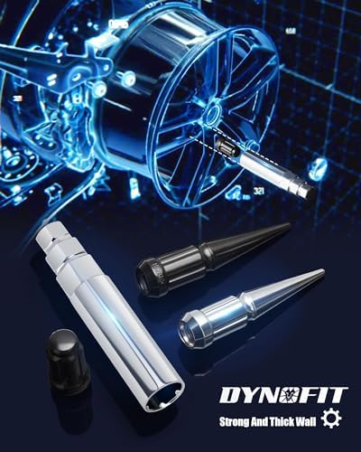 Dynofit 6 Spline Spike Lug Nut Socket, fit M12 1/2" - Image 5