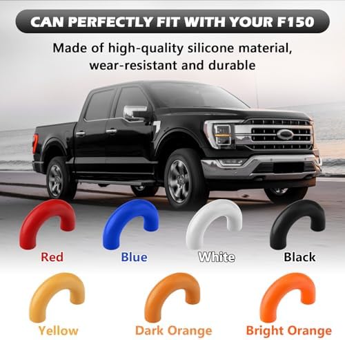 Tow Hooks Covers for F150 2004-2026/Bronco 2021-2026/Tundra Black - Image 3