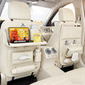 Universal Premium Leather Foldable Car Backseat Organizer by FASTAGEI