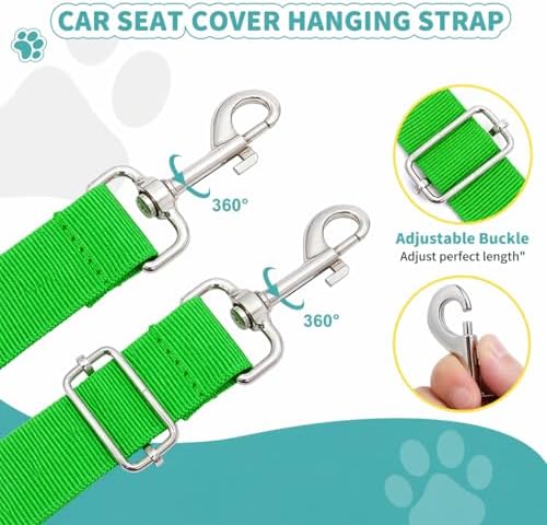 2Pcs Straps of Dog Car Seat Cover - Image 2