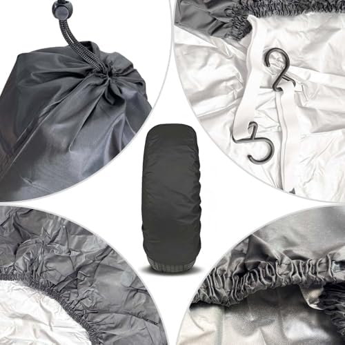 4-Pack RV Tire Covers, Waterproof & UV Resistant Wheel Covers - Image 7