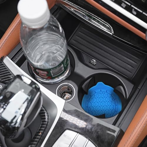 Zpana 4PCS Car Cup Holder Coasters, Silicone Non-Slip Vehicle Cup Recessed Mats - Image 4