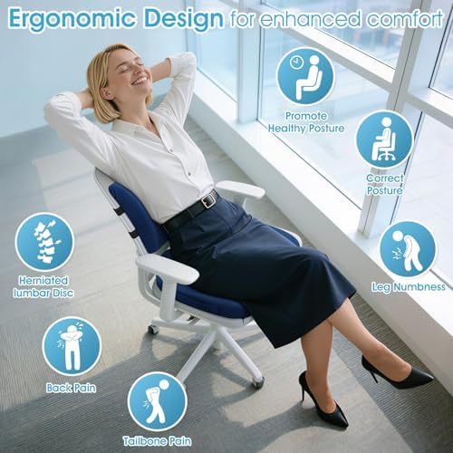 CushZone X-Large Seat Cushion and Lumbar Support Pillow - Image 2