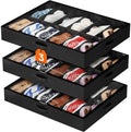 Lifewit Under Bed Shoe Storage Organizer Container, 3 Pack by Lifewit