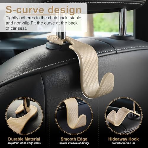LivTee Car Purse Hook, Headrest Hook - Image 2