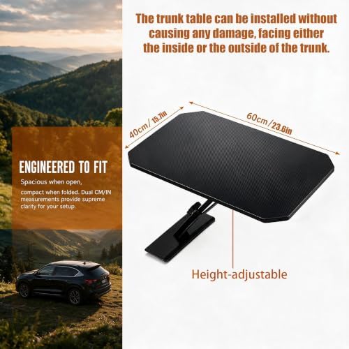 Folding Table for Car Trunks, Trunk Camping Table, No Assembly Req'd - Image 2