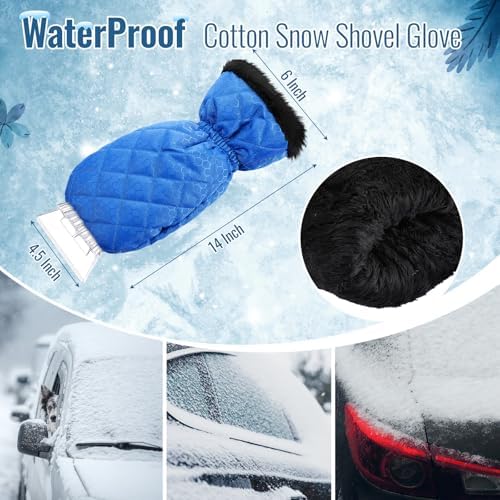WILLBOND Ice Scraper with Glove Waterproof Ice Scrapers - Image 2