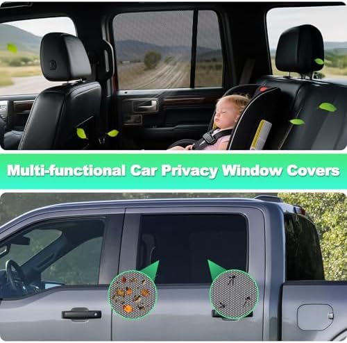 f150 Window Shades 2015-2020, Rear Side Mesh - Image 5