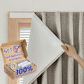 100% Self Adhesive Blackout Curtains- Stick on Curtains Shades Window Blinds by Sovtfides