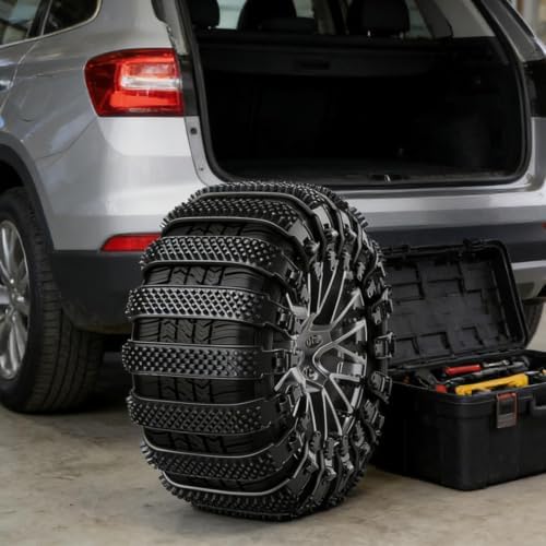 Tire Zip Ties for Snow Adjustable Anti-Skid Winter Car Grips - Image 2