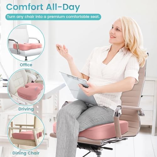 Gel Seat Cushion, Cooling Memory Foam Cushion - Image 6