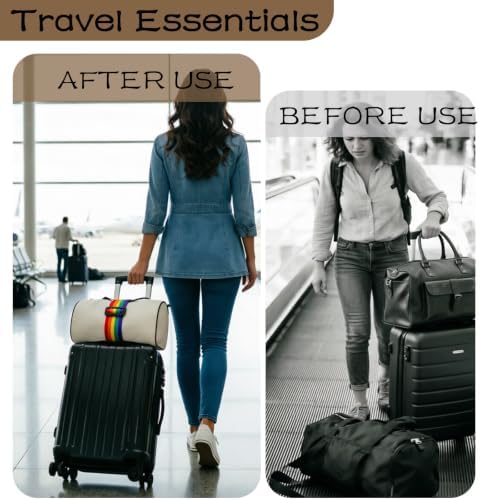 2Pack Adjustable Luggage Straps - Image 3