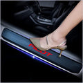 4Pcs Car Door Sill Protector for Honda Pilot, Carbon Fiber Anti-Scratch Guard by Unknown
