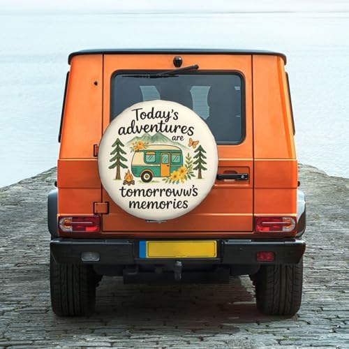 Adventure Spare Tire Cover Weatherproof Wheel Protectors Universal Wheel Covers - Image 6