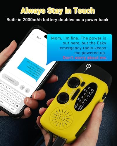 Esky Emergency Hand Crank Radio - Image 3