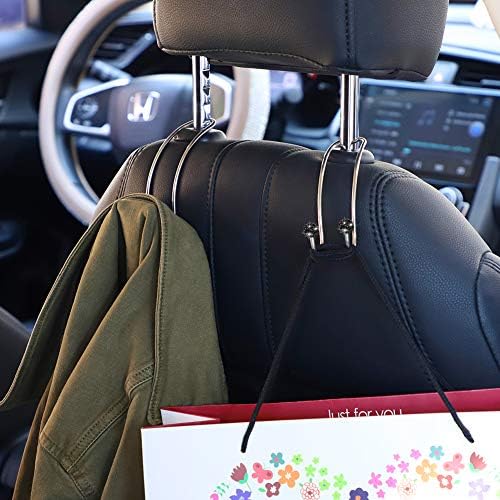 SAVORI Auto Hooks Bling Car Hangers Organizer Seat Headrest Hooks Strong and - Image 7