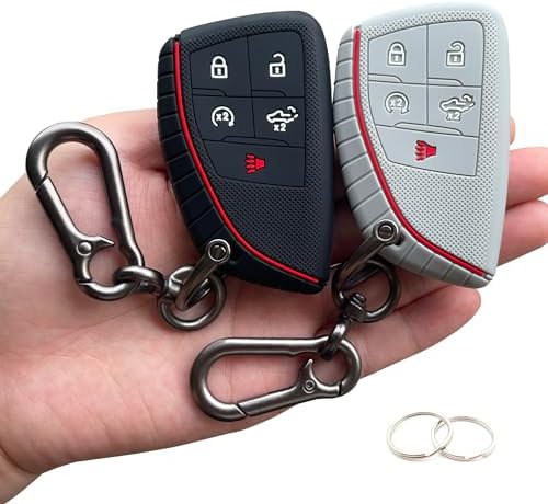 Key Fob Cover for 2026-2022 Chevy Silverado GMC Sierra 1500 2500HD 3500HD by TANDRIVE