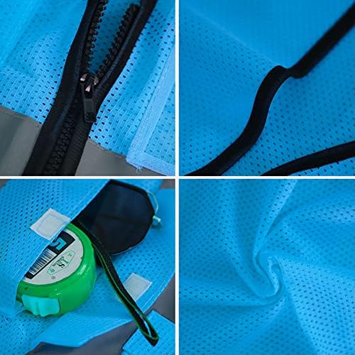 XIAKE Reflective Safety Vest for Men & Women High Visibility Class 2 Vest - Image 5