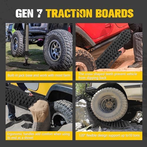 BUNKER INDUST Traction Board Recovery Kit, Side Mount Bracket Kit - Image 2
