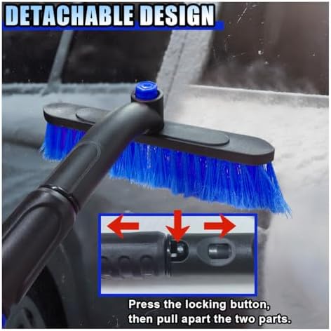 KITUREK 31.5" Detachable Snow Brush and Ice Scraper - Image 6