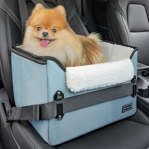 PETSFIT Dog Car Seats for Small Dogs – Patented Safety Buckles – Safety Tether by Petsfit