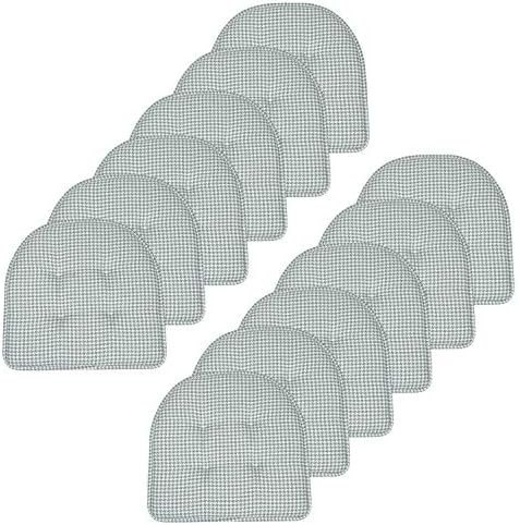 Sweet Home Collection Chair Cushion Memory Foam Pads Tufted Slip Non Skid by SweetHomeCollection