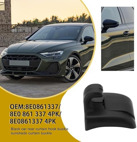 2PCS Rear Window Blind Clips Window Sunshade Curtain Clip Hook Bracket - Image 2