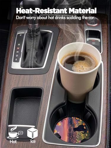 WOCOCN Car Coasters for Cup Holders - Image 3