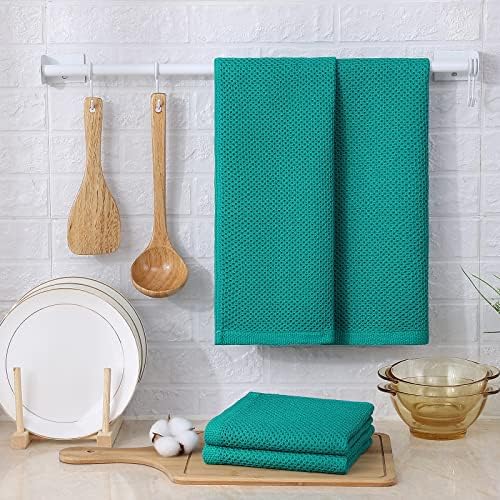 Kitinjoy 100% Cotton Waffle 4-Pack Kitchen Towels - Image 6