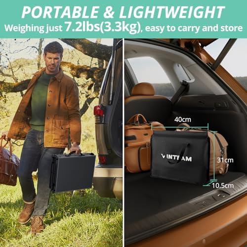 VINTEAM Tri-Folding Camping Table - Image 3