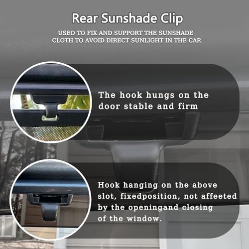 Rear Door Sun Shade Hook Clip - Image 2
